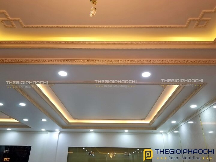 Mẫu Công Trình Thực Tế Sử Dụng Phào Chỉ Trần Nhựa Hàn Quốc